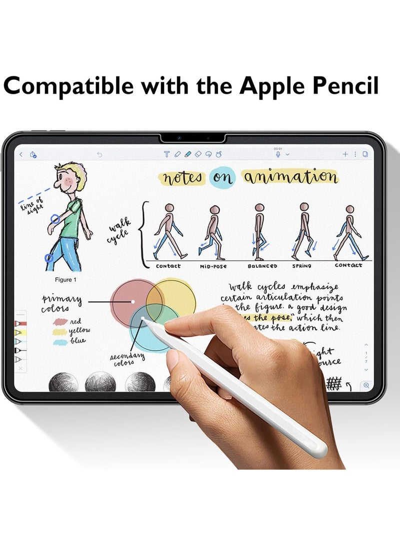 Mothca Matte Tempered Glass Screen Matte Protector for iPad Pro with Camera Protection Anti Fingerprint - Image 2